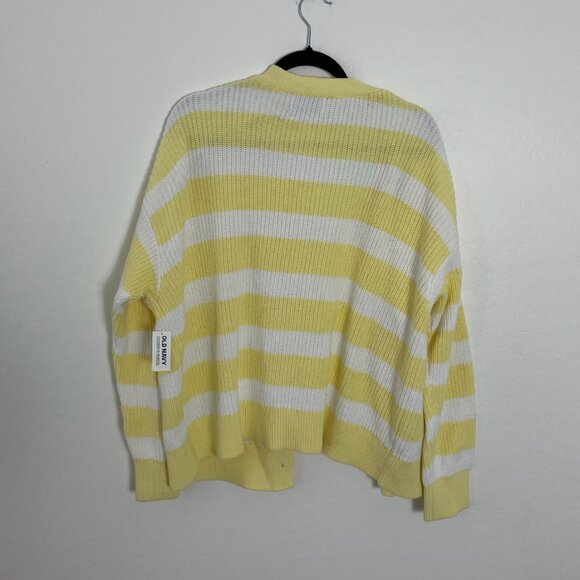 ⭐️Striped Lightweight Shaker-Stitch Art Coquette Hipster Hippie Cardigan Sweater - Picture 5 of 5